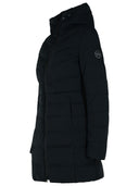 Canada Goose 'Claire' Long Black Polyamide Blend Down Jacket