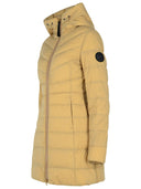 Canada Goose 'Claire' Long Beige Polyamide Blend Down Jacket