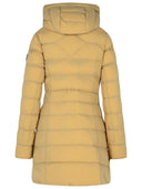 Canada Goose 'Claire' Long Beige Polyamide Blend Down Jacket