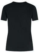 Maglietta in cotone nero "Broadview"