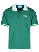Polo de Casablanca en algodón verde