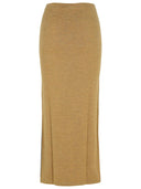 Moschino Grey Virgin Wool Skirt