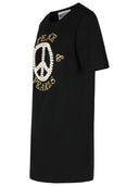 Moschino Dress In Black Acetate Blend