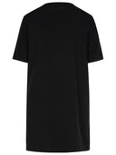 Moschino Dress In Black Acetate Blend