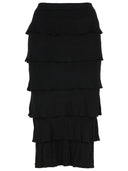 Moschino Black Virgin Wool Skirt