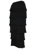 Moschino Black Virgin Wool Skirt