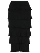 Moschino Black Virgin Wool Skirt
