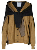 Moschino Beige Virgin Wool Cardigan