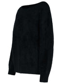 Lisa Yang 'Kamila' Black Cashmere Sweater