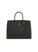 Burberry 'Rocking Horse' Green Suede Bag