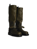 Burberry Green Lear Boots