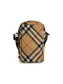 Burberry 'Check' Beige Polyester Crossbody Bag