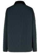 Burberry Quilted Jacket In Black Nylon