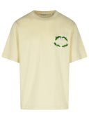 Burberry Cream Cotton T Shirt