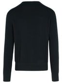 Burberry Black Alpaca Blend Sweatshirt