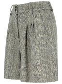 Golden Goose Gray Wool Blend Shorts