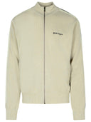 Palm Angels 'Track' Grey Wool Blend Sweatshirt