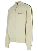 Palm Angels 'Track' Grey Wool Blend Sweatshirt