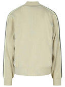 Palm Angels 'Track' Grey Wool Blend Sweatshirt