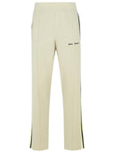 Pantalones de mezcla de lana de beige de Palm Angels