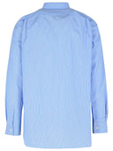 Camisa de algodón azul claro camisa de algodón azul claro