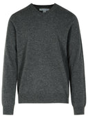 Comme Des Garçons Shirt Dark Grey Wool Sweater