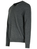 Comme Des Garçons Shirt Dark Grey Wool Sweater