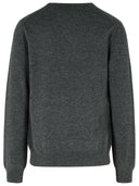Comme Des Garçons Shirt Dark Grey Wool Sweater