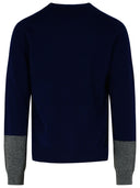 Comme Des Garçons Shirt Navy Wool Cardigan