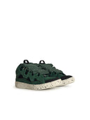 Lanvin 'Curb' Green Lear Blend Sneakers