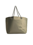 Tory Burch 'Ella' Green Nylon Shopping Bag