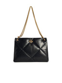 Tory Burch 'Kira' Black Lear Bolsa de compras