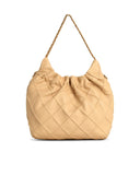 Tory Burch 'Fleming' Cream Lear Bag