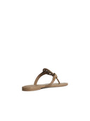 Tory Burch 'Miller' Beige Lear Flip Flops