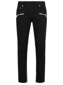 Balmain 'Biker' Black Denim Jeans