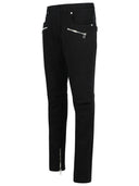 Balmain 'Biker' Black Denim Jeans