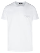 Camiseta de algodón blanco de Balmain