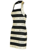 Balmain Black Viscose Dress