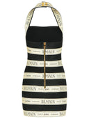 Balmain Black Viscose Dress