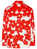 Chaqueta de algodón rojo marni