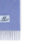 Marni Light Blue Pink Alpaca Scarf