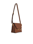 Marni 'New Trunk' Beige Lear Crossbody Bag