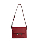 Marni 'New Trunk' Red Lear Crossbody Bag