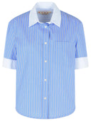 Marni Blue Cotton Shirt