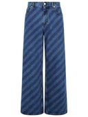Jean en coton bleu marni