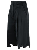 Pantaloncini di miscela di viscose neri marni
