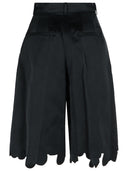 Pantaloncini di miscela di viscose neri marni