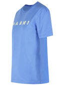 Marni Light Blue Cotton T Shirt