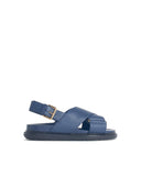 Marni 'Fussbett' Blue Lear Sandals