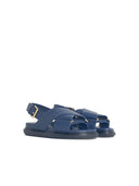 Marni 'Fussbett' Blue Lear Sandals
